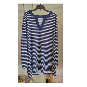 NWOT Lands' End Women's Cotton Jersey Swim Cover-up Dress Size Small $80 4C401